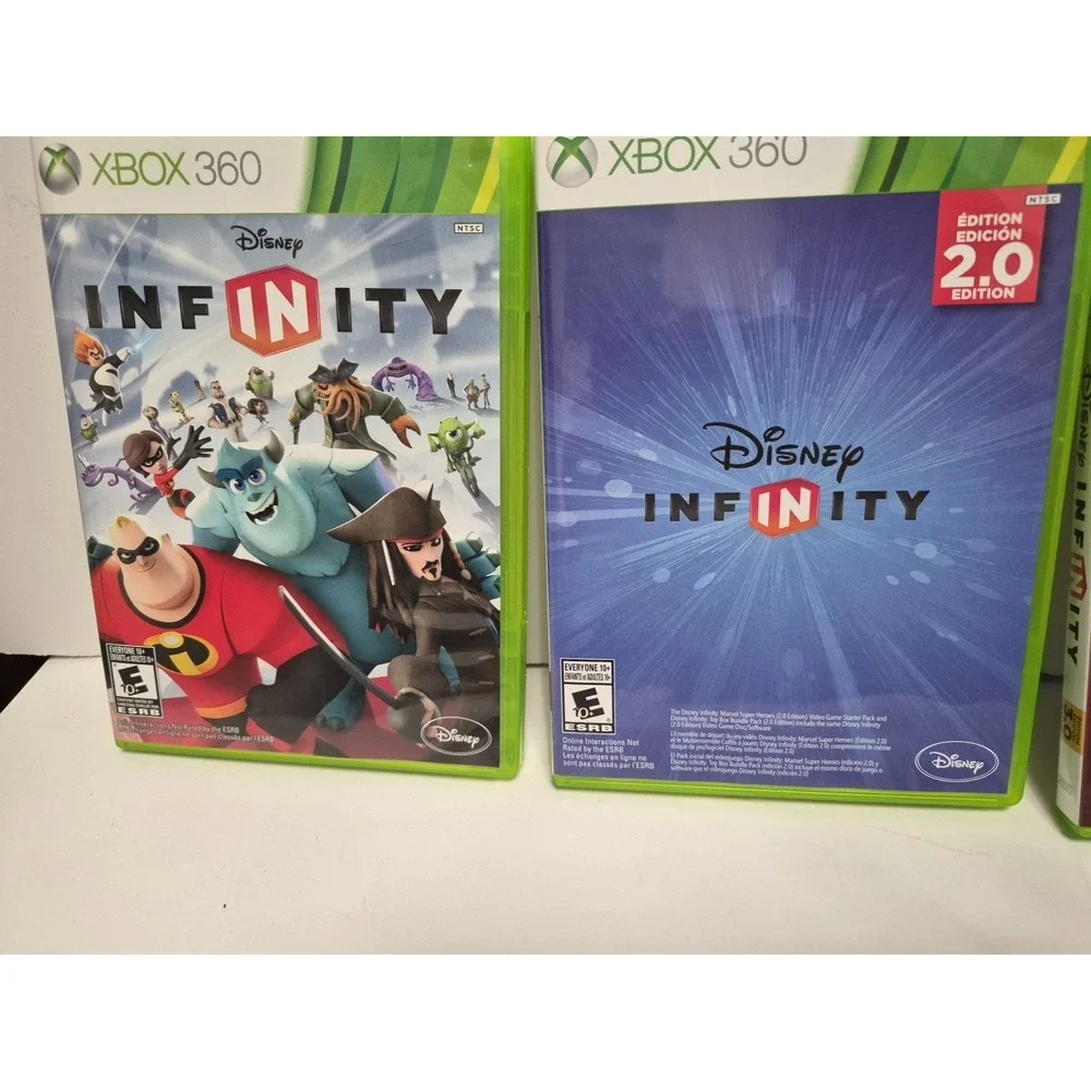 Lot Of 3 X Box 360 DVDs 1,2 &,3, Disney Infinity Gaming Fun